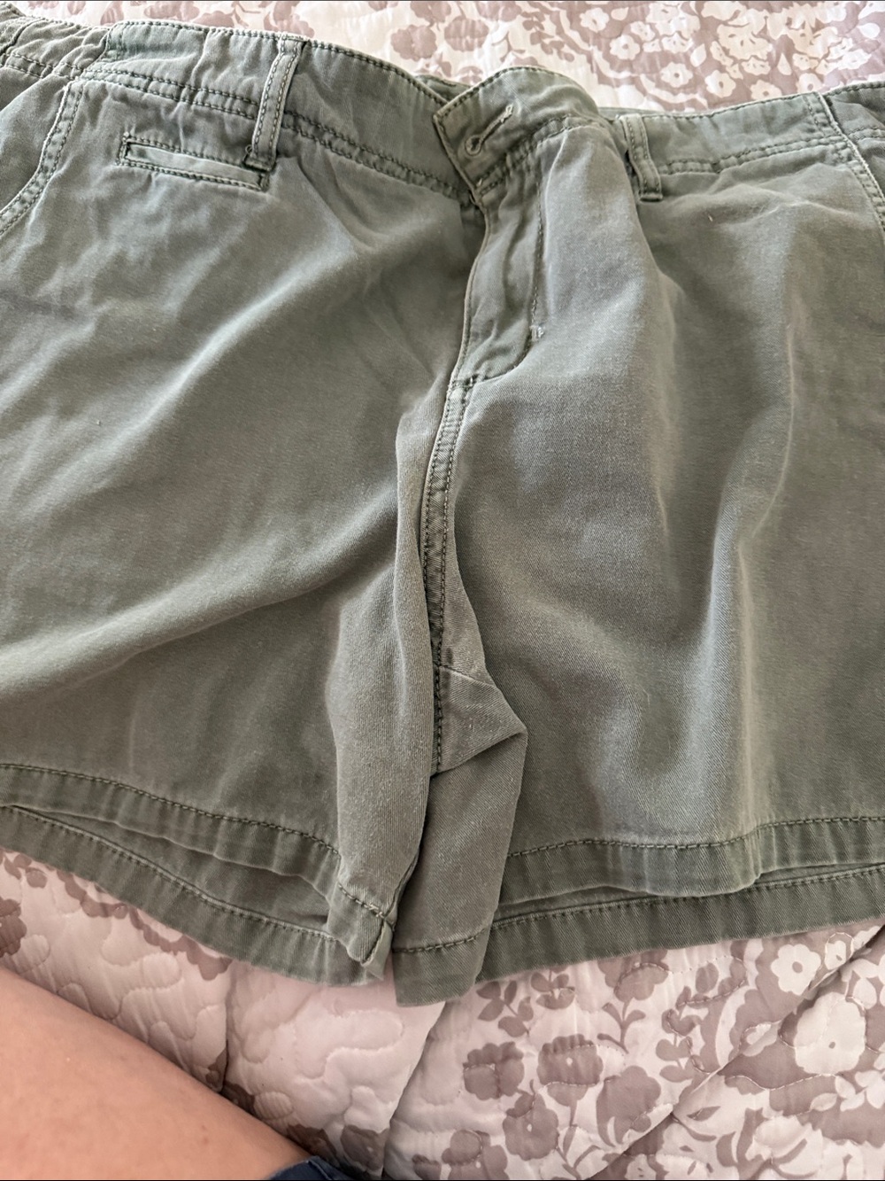 Merona Olive Utility Bermuda Shorts